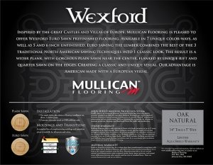 Mullican Wexford label